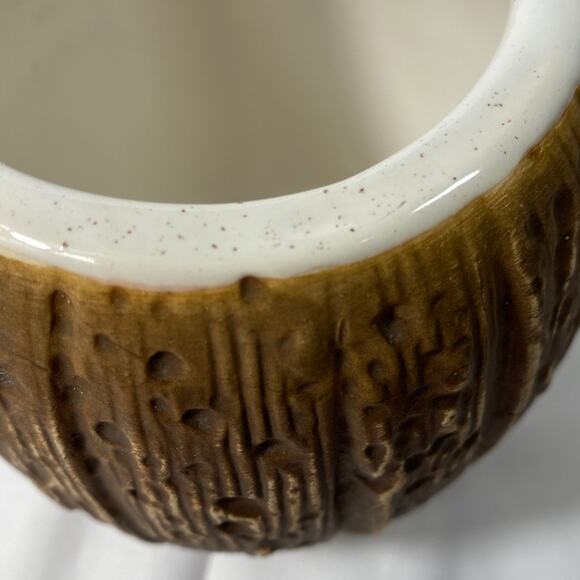 Vintage Tiki Mug Cocktail Bar Drinks Tropical Coconut Pot Planter Decor Hawaii - Picture 6 of 12